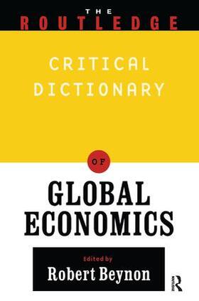 Routledge Companion to Global Economics