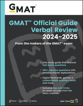 GMAT Official Guide Verbal Review 2024-2025: Book + Online Question Bank