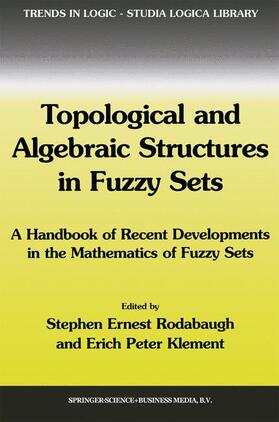 Topological and Algebraic Structures in Fuzzy Sets