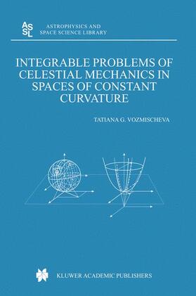 Integrable Problems of Celestial Mechanics in Spaces of Constant Curvature