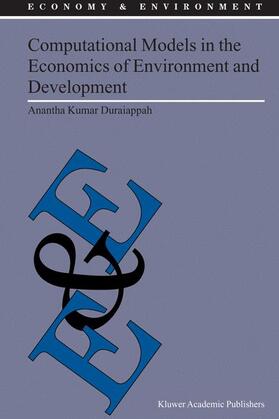 Computational Models in the Economics of Environment and Development