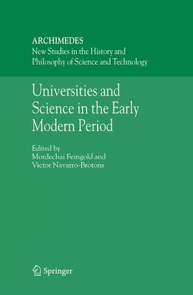 Universities and Science in the Early Modern Period