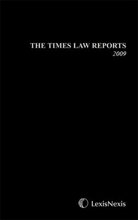 The Times Law Reports Bound Vol 2009