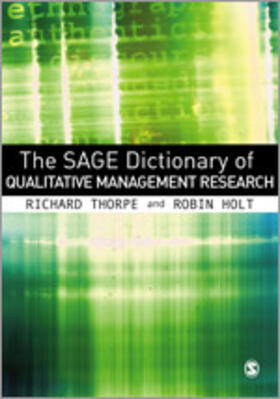 The Sage Dictionary of Qualitative Management Research