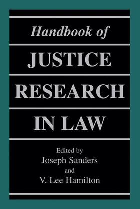 Handbook of Justice Research in Law