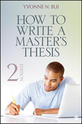 How to Write a Master's Thesis