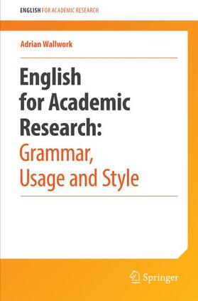 English for Academic Research: Grammar, Usage and Style