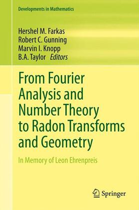 From Fourier Analysis and Number Theory to Radon Transforms and Geometry