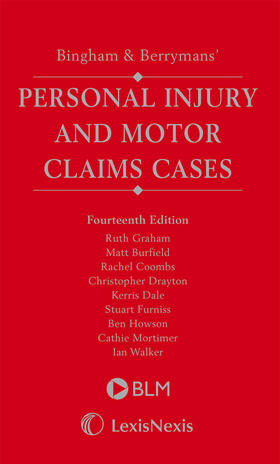 Bingham & Berrymans' Personal Injury and Motor Claims Cases Supplement