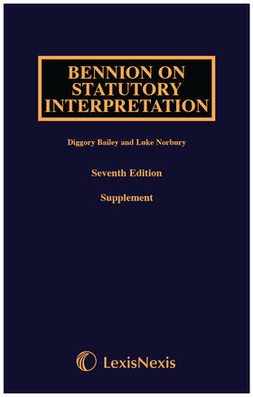 Bennion on Statutory Interpretation First Supplement