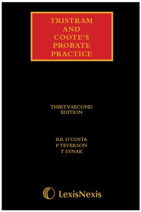 Tristram and Coote's Probate Practice