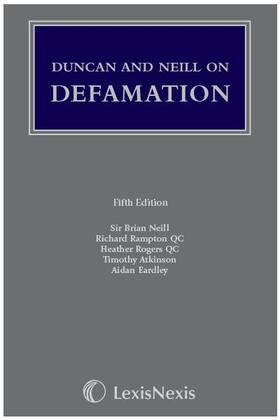 Duncan and Neill on Defamation