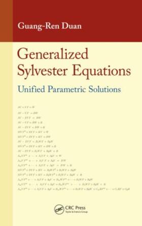 Generalized Sylvester Equations