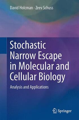 Stochastic Narrow Escape in Molecular and Cellular Biology