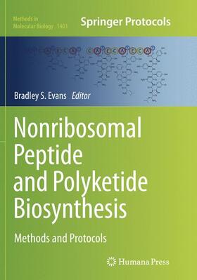 Nonribosomal Peptide and Polyketide Biosynthesis