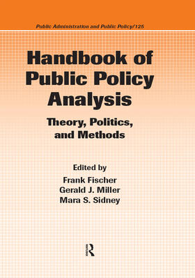 Handbook of Public Policy Analysis