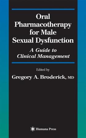 Oral Pharmacotherapy for Male Sexual Dysfunction
