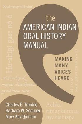 The American Indian Oral History Manual