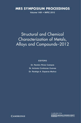 Structural and Chemical Characterization of Metals, Alloys and Compounds-2012