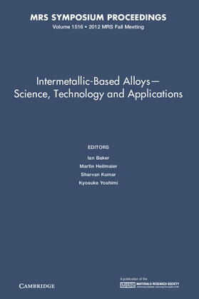 Intermetallic-Based Alloys¿Science, Technology and Applications