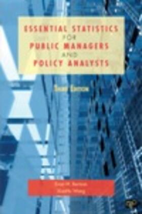 Essential Statistics for Public Managers and Policy Analysts