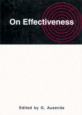 ON EFFECTIVENESS