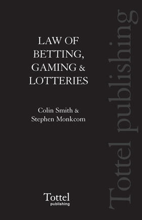 The Law of Betting, Gaming and Lotteries