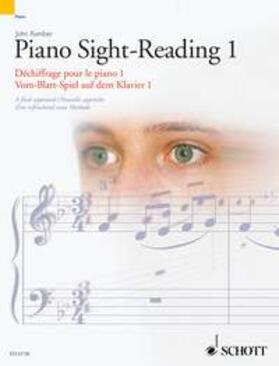 Piano Sight-Reading 1/Dechiffrage Pour Le Piano 1/Vom-Blatt-Spiel Auf Dem Klavier 1