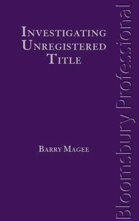 Investigating Unregistered Title