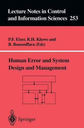 Human Error and System Design and Management