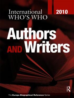 International Who's Who of Authors & Writers 2010