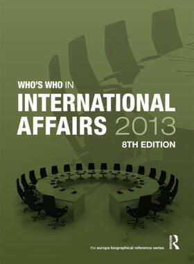 Who's Who in International Affairs 2013