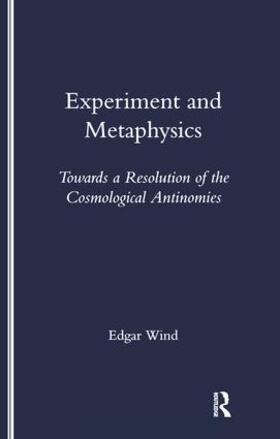 Experiment and Metaphysics