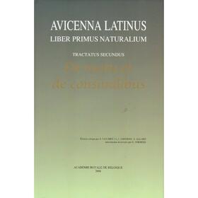 Avicenna Latinus. Liber Primus Naturalium. Tractatus Secundus. de Motu Et de Consimilibus: Introduction Doctrinale Par G. Verbeke