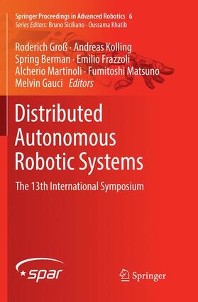 Distributed Autonomous Robotic Systems