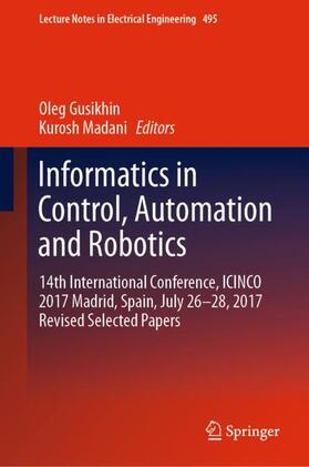 Informatics in Control, Automation and Robotics