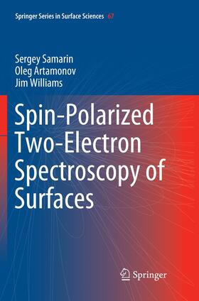 Spin-Polarized Two-Electron Spectroscopy of Surfaces