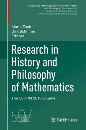 Research in History and Philosophy of Mathematics