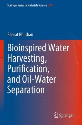 Bioinspired Water Harvesting, Purification, and Oil-Water Separation