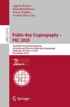 Public-Key Cryptography ¿ PKC 2020