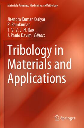 Tribology in Materials and Applications