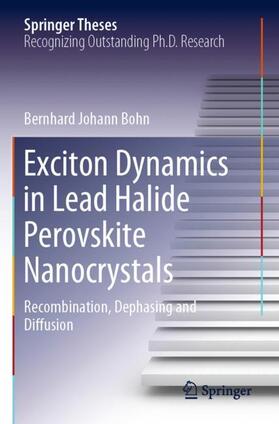 Exciton Dynamics in Lead Halide Perovskite Nanocrystals