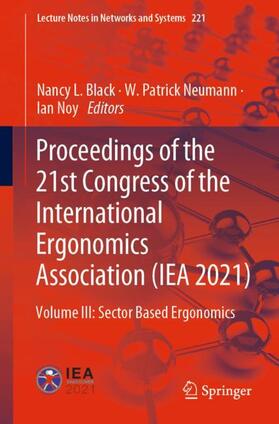 Proceedings of the 21st Congress of the International Ergonomics Association (IEA 2021)