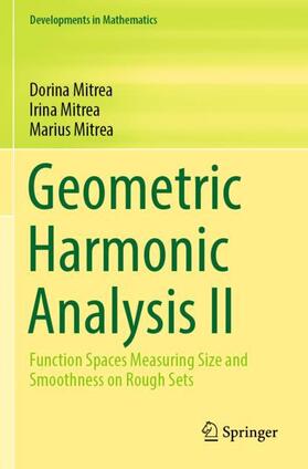 Geometric Harmonic Analysis II