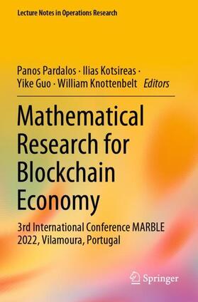 Mathematical Research for Blockchain Economy