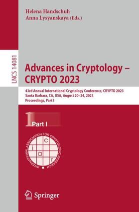 Advances in Cryptology ¿ CRYPTO 2023