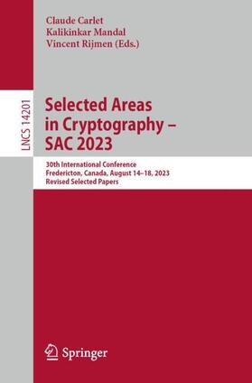 Selected Areas in Cryptography ¿ SAC 2023