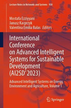 International Conference on Advanced Intelligent Systems for Sustainable Development (AI2SD'2023)