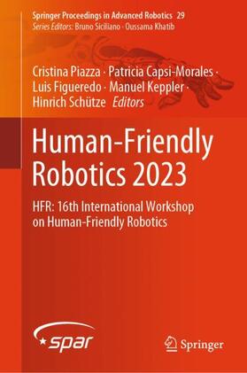 Human-Friendly Robotics 2023