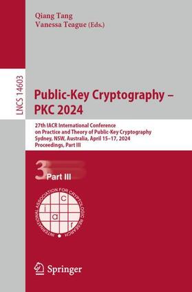 Public-Key Cryptography ¿ PKC 2024